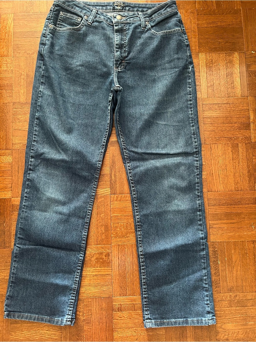 Riders by Lee Women's Relaxed Fit Jeans - Dark Blue Denim
